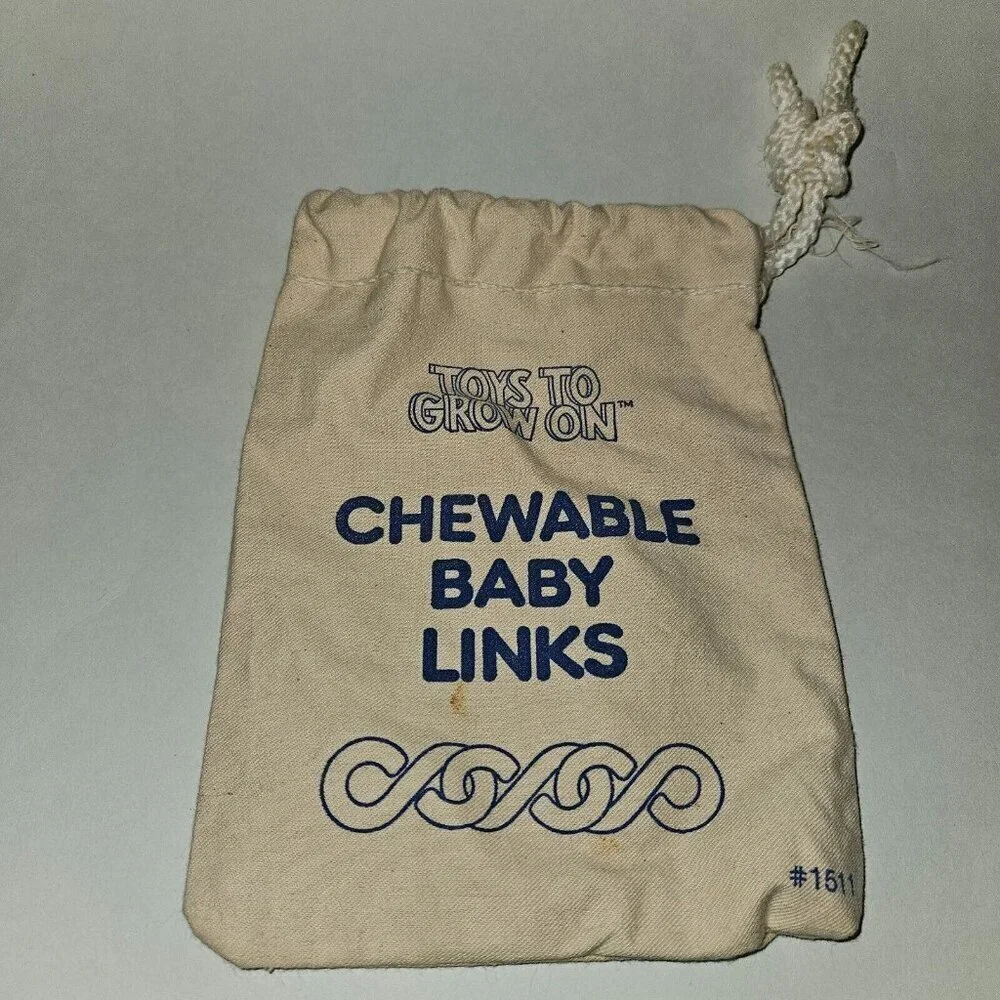 9 Chewable Baby Links Toy Lot Loop Hook Ring Rainbow Toys To Grow On Lot #1511